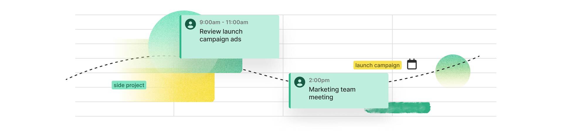 workstreams.ai in-app calendar feature for team schedules and deadlines